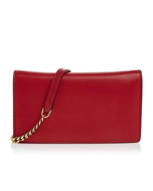 Etro Red Logo Shoulder Bag