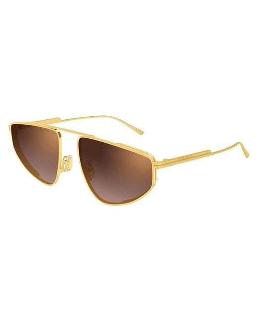 Bottega Veneta Multicolor Eyewear Classic Aviator Sunglasses