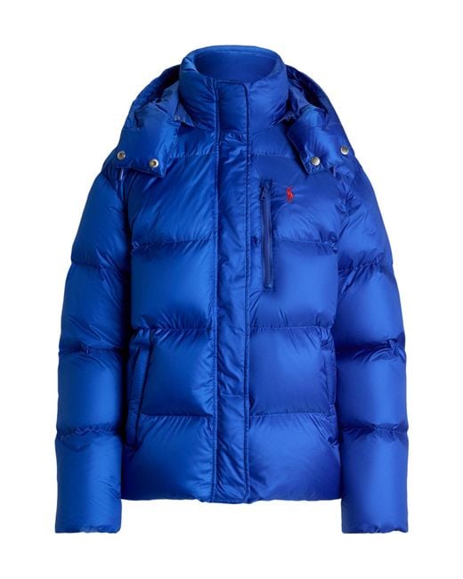 Polo Ralph Lauren Blue Hooded Puffer Jacket