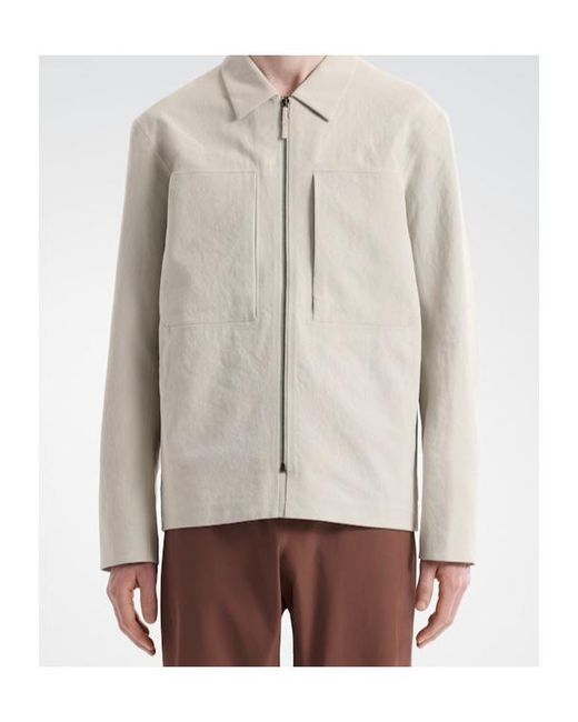 Arc'teryx White Mionn Softshell Overshirt for men