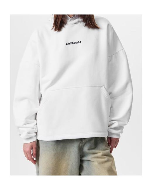 Balenciaga Gray Logo Hoodie
