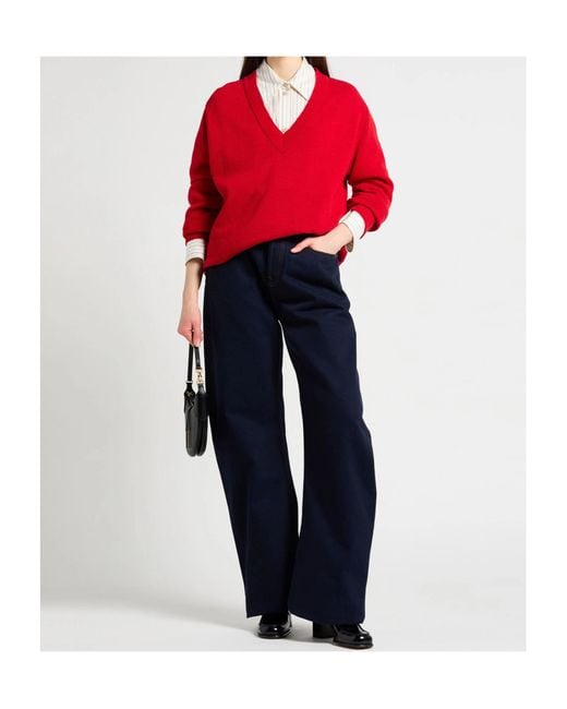 Burberry Blue Straight Leg