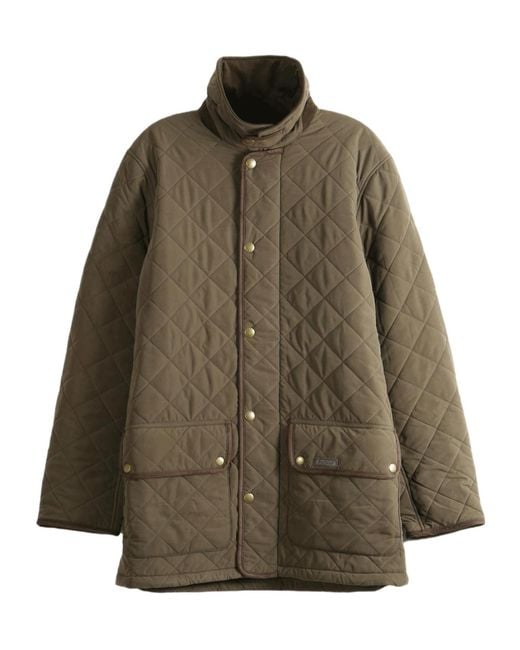 Barbour Green Diamondquilted Standcollar Jacket for men