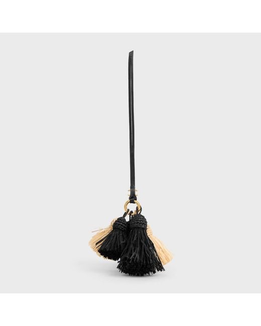 Céline Metallic Multi Pompon Charm