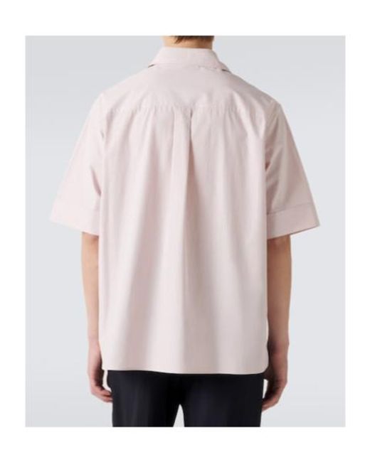 Valentino Pink Cotton Shirt for men