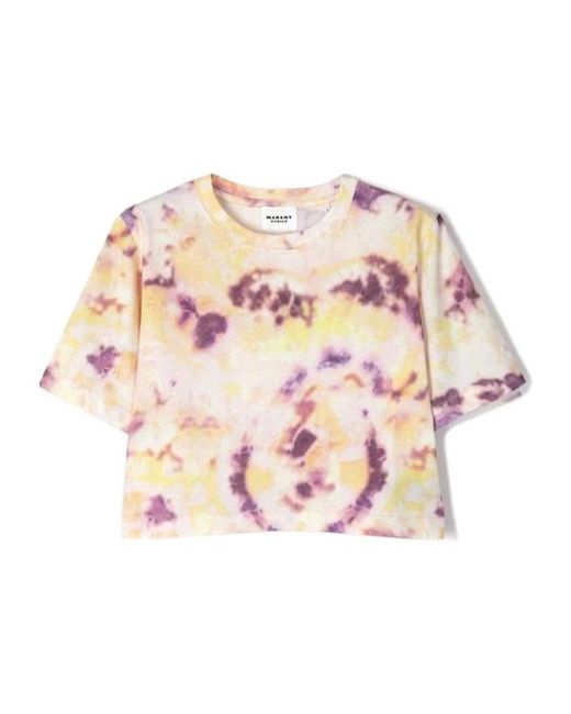 Isabel Marant Pink Tie Dye T-Shirt