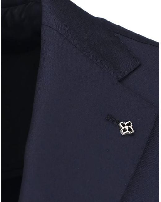 Tagliatore Blue Formal Suit Made Of Virgin Wool for men