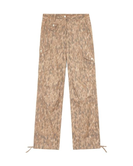 Ganni Natural Cargo Pants