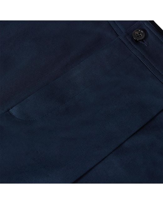 Valentino Blue Wide-Leg Tailored Trousers for men