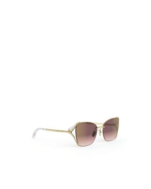 BVLGARI Pink Geometric Sunglasses