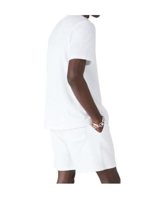 Casablanca White Innocence Triangle Sweatshorts for men