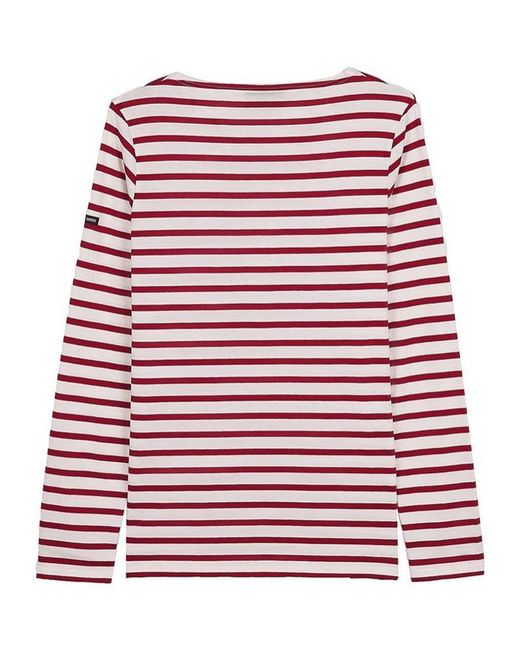 Saint James Red Long-Sleeve T-Shirt