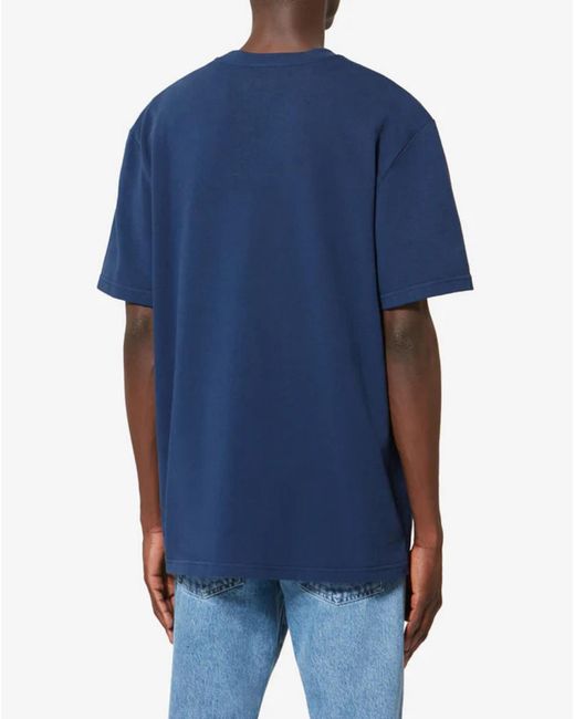 Isabel Marant Blue Short-Sleeved T-Shirt for men