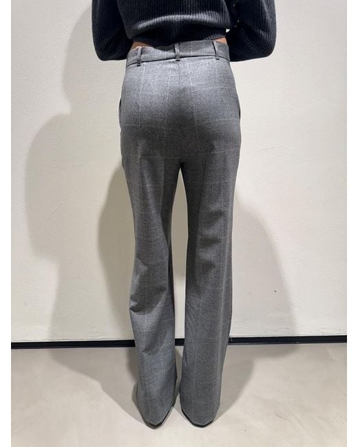 Max Mara Gray Belt Loop Casual Pants