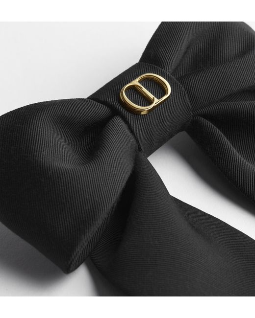 Dior Black Large Twist Bow