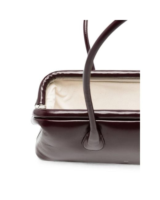 OSOI Brown Dual-Handle Shoulder Bag