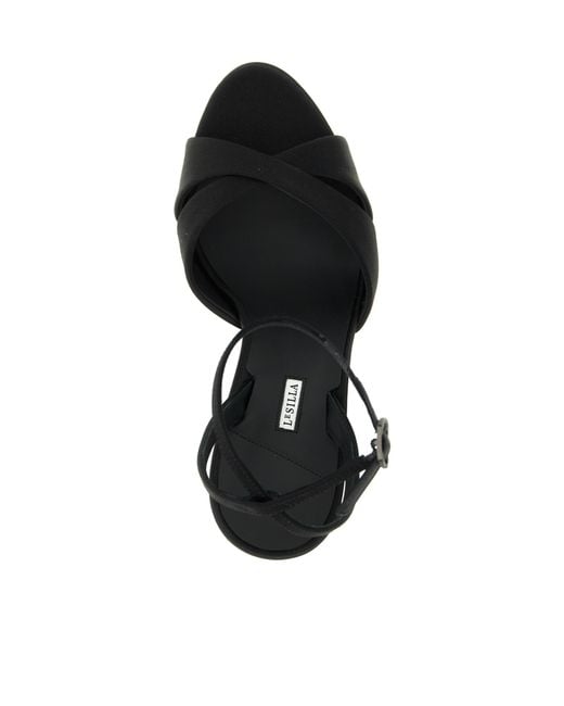 Le Silla Black Odette Platform Heeled Sandals