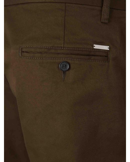 DSquared² Green Chino Ranger Cargo Shorts for men