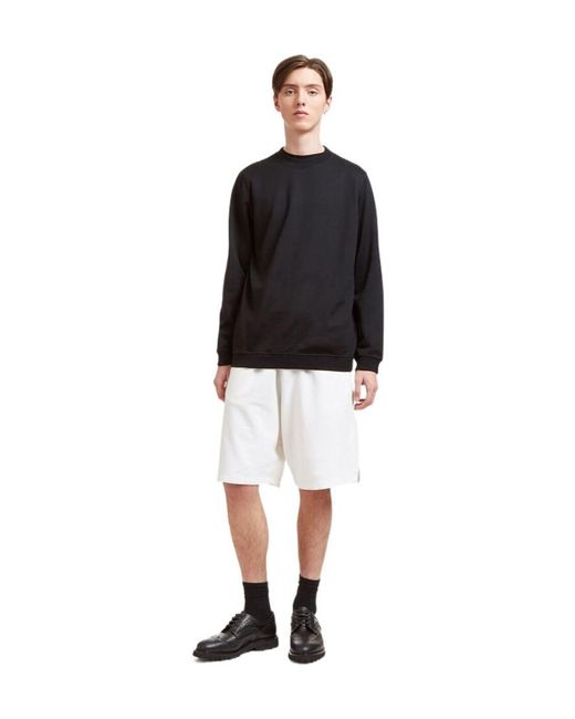 Aiezen White Oversized Bermuda Shorts for men