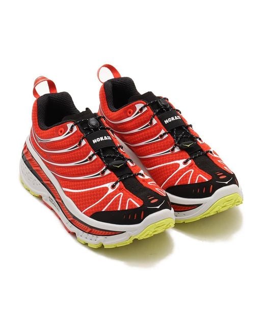 Hoka One One Red Stinson Evo Og Sneakers Habanero for men