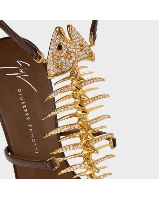 Giuseppe Zanotti Metallic Slim 2.0 Sandals
