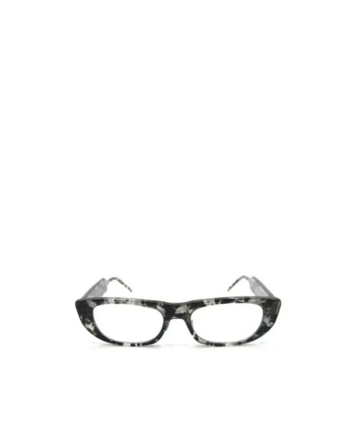 Thom Browne White Logo Flat Mirror for men