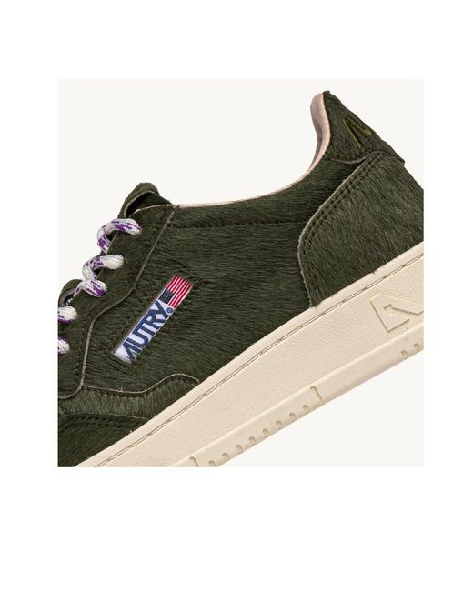 Autry Green Medalist Low-Top Sneakers