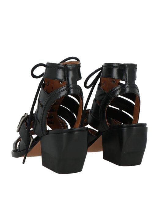 Chloé Black Gladiator Sandals