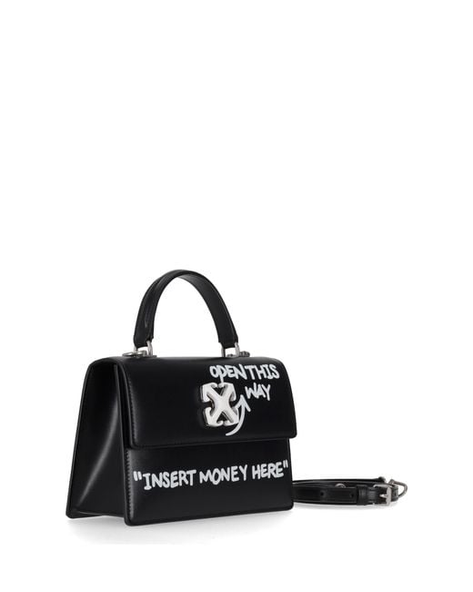 Off-White c/o Virgil Abloh White Jitney 1.4 Top Handle Bag