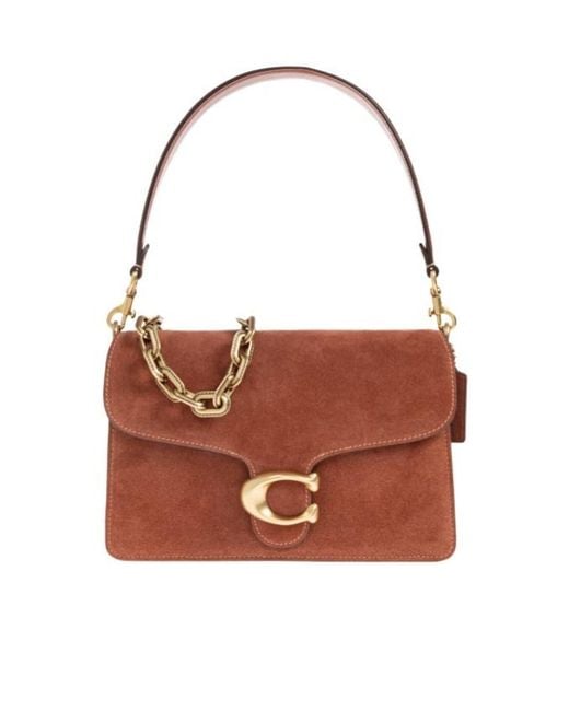COACH Brown Chain Shoulder Bag