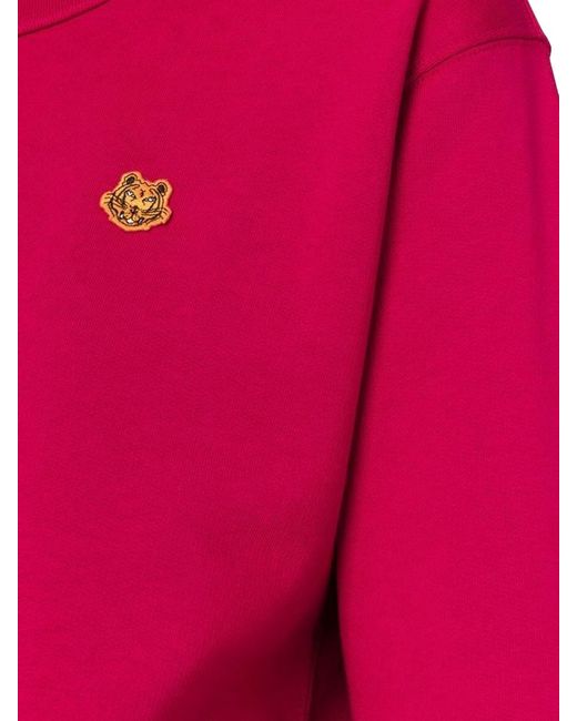 KENZO Pink Tiger Crest Sweatshirt