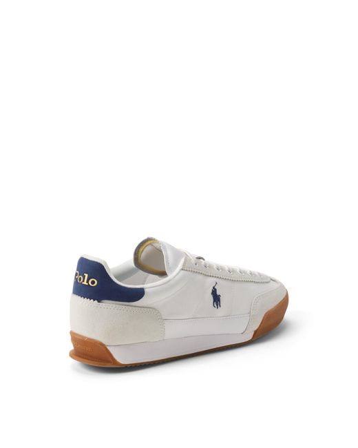 Polo Ralph Lauren White Hester Trainer