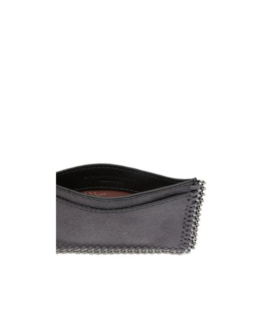 Stella McCartney Gray Falabella Zipped Cardholder