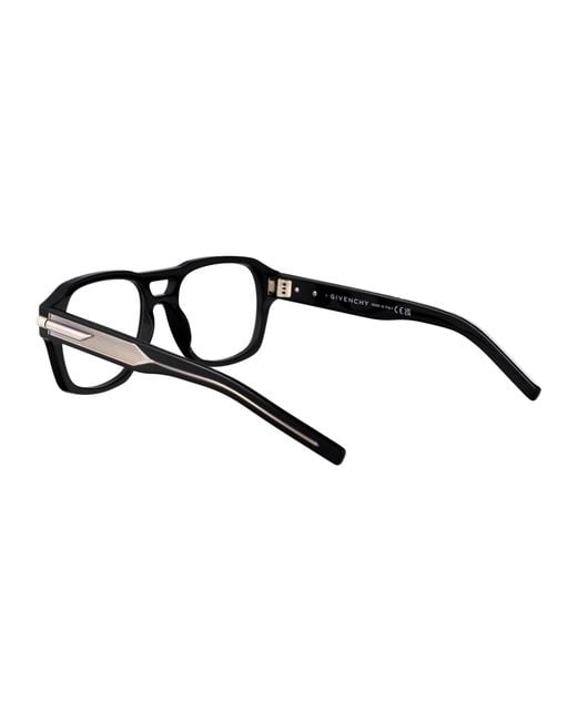 Givenchy Black Square-Frame Glasses for men