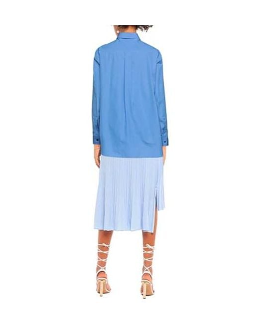 Maison Margiela Blue Solid Colour Shirts