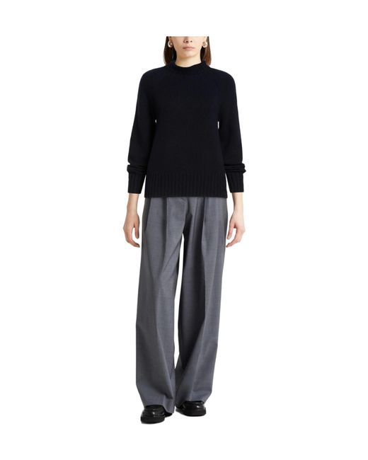 Max Mara Blue Solid Color Sweater