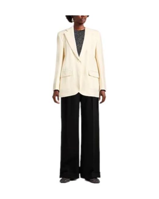 Weekend by Maxmara Natural Single-Breasted Blazer