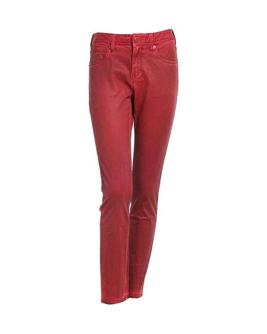 Burberry Red Logo Jeans