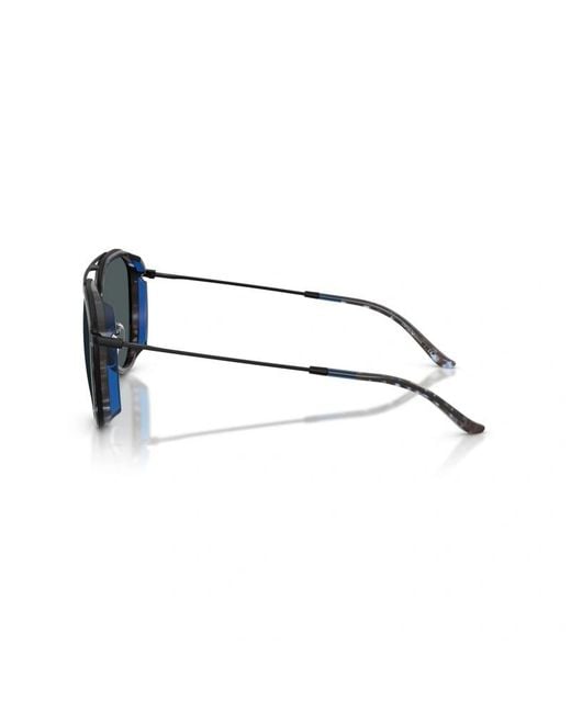 Emporio Armani Black Full Frame Sunglasses for men