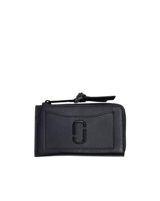 Marc Jacobs Blue Logo Motif Plaque Coin Purse