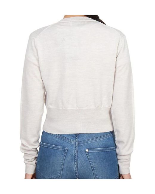 Vivienne Westwood White Bea Logo-Embroidery Cardigan