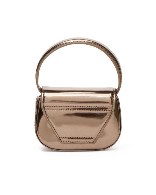 DIESEL Metallic 1Dr-Xs-S Iconic Mirrored Mini Crossbody Bag