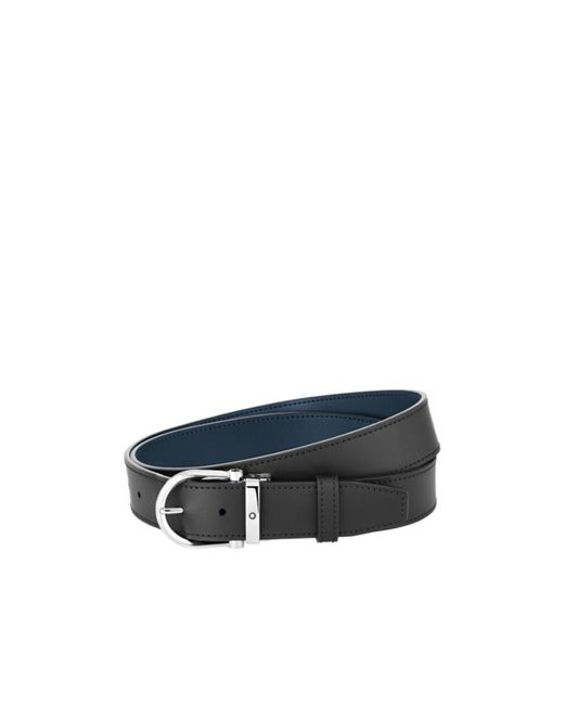 Montblanc Blue Logo Belt for men