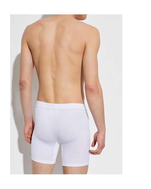 DSquared² White Logo Briefs for men