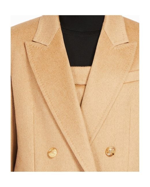 Max Mara Natural Olimpia Double-Breasted Blazer