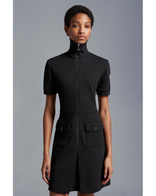 Moncler Black Polo Dress