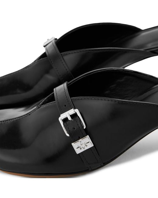 Ganni Black Heeled Mules