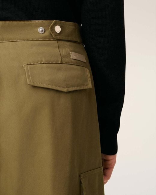 AMI Green Ami Cargo Pants for men