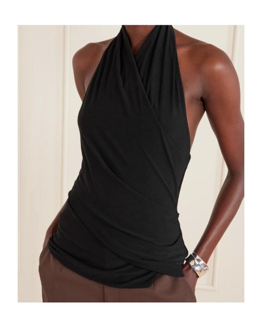 Sir Black Matheo Draped Jersey Tank