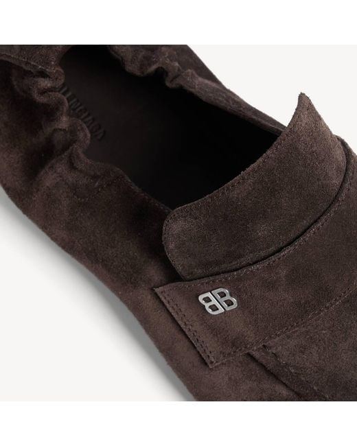 Balenciaga Brown Palermo Bb Loafers for men